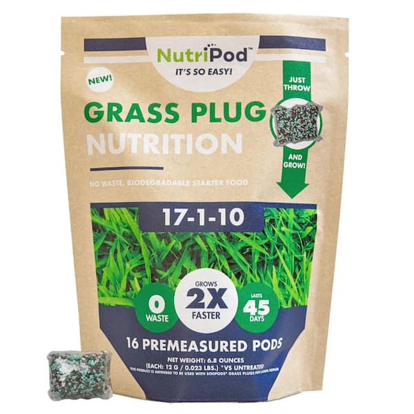 NutriPod for Grass Sod Plugs, Just Throw and Grow