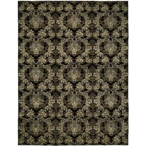 Midnight Black 2 ft. x 3 ft. Area Rug