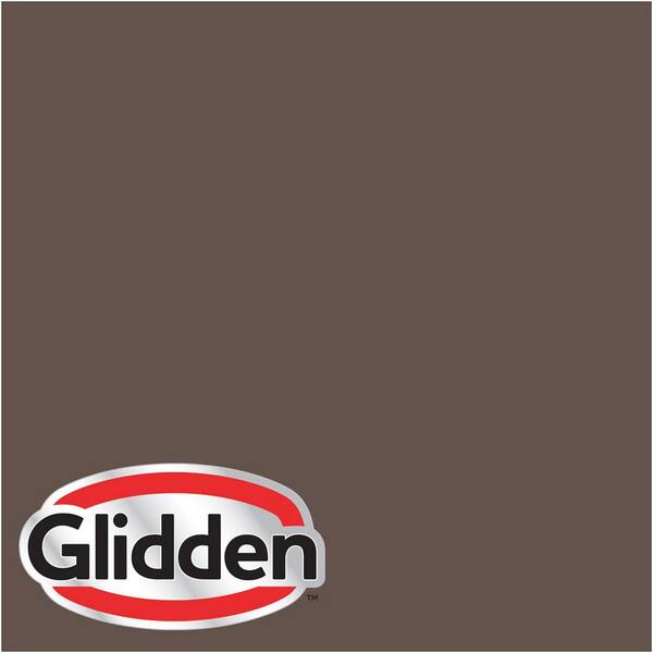 Glidden Premium 5 gal. #HDGWN13U Authentic Brown Flat Interior Paint with Primer