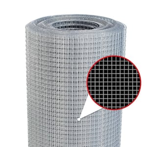 1/2 in. x 4 ft. x 100 ft. 19-Gauge Hot-Dip Galvanized Welding Hardware Cloth Fit Most Size Animal Cages