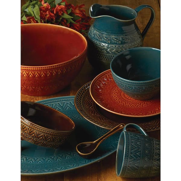 multi colored dinnerware sets