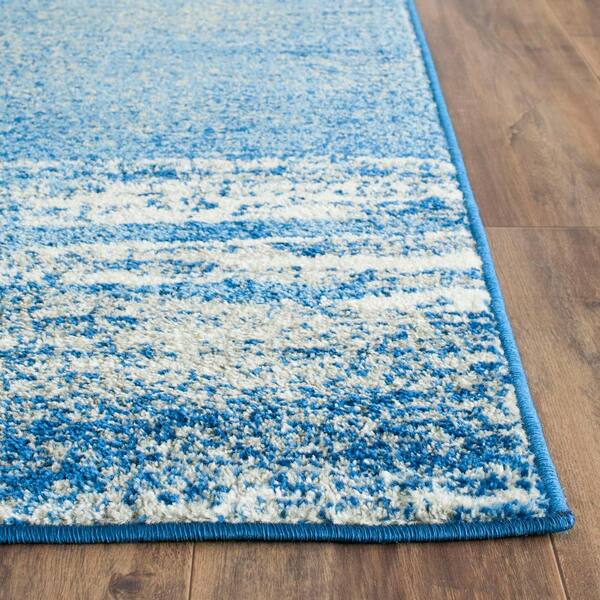 SAFAVIEH Adirondack Collection Accent Rug - 4' x 6', Blue & Silver, Modern  Abstract Design, Non-Shedding & Easy Care, Ideal for High Traffic Areas in