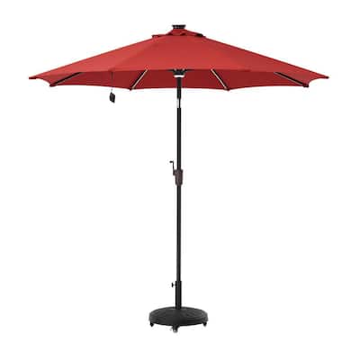 market umbrella solar lights