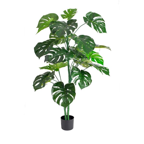 naturae decor Artificial 59 in. Monstera Indoor and Outdoor Plants ...