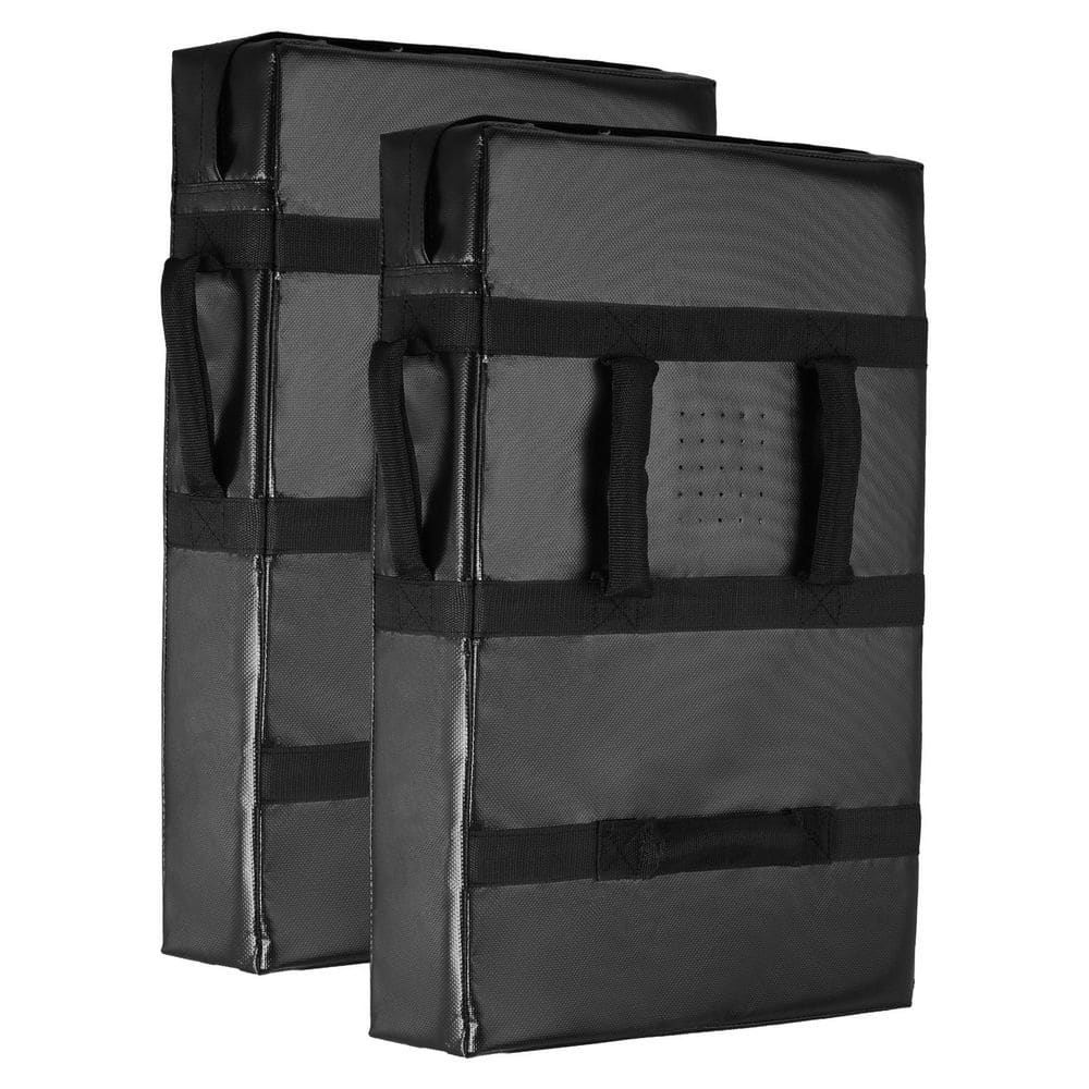 Football Blocking Dummy, 24 x 16 in., Kick Shield Pad with Handles, High-Density Sponge Tackle Dummies, Black, 2PCS price history on PriceWatchPro