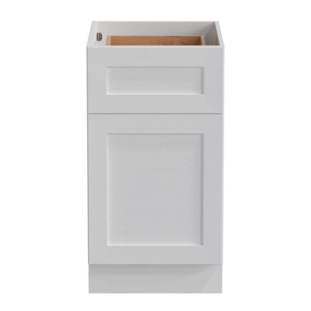 21 in. W x 24 in. D x 34.5 in. H Plywood Ready to Assemble Shaker Base Kitchen Cabinet in White with Adjustable Shelves price history on PriceWatchPro