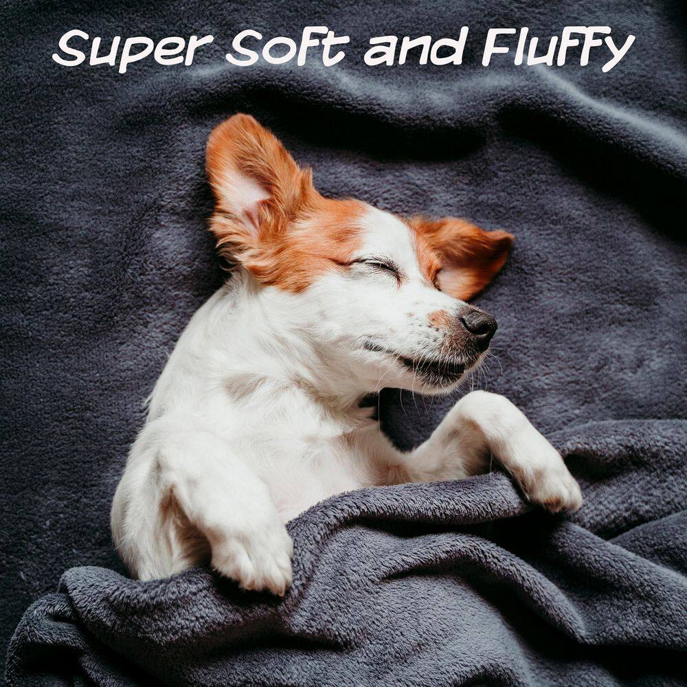 Tan Reversible Sherpa Fleece Waterproof Dog Blanket 30x40 Inch