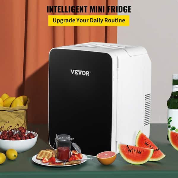 VEVOR 0.35 cu. ft. Mini Fridge Portable Cooler Warmer AC/DC Power Adapters  Skincare Fridge for Bedroom Office Car, Red MNBX10LRS00000001V1 - The Home  Depot