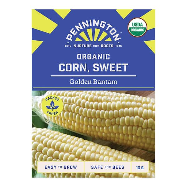 Pennington Organic Bantam Gold Corn Vegetable Seeds