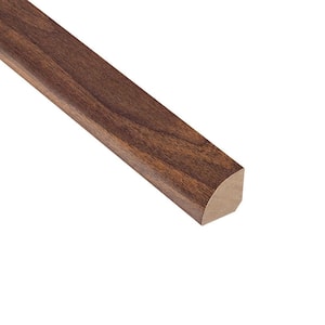 High Gloss Ladera Oak 3/4 in. Thick x 3/4 in. Wide x 94 in. Length Laminate Quarter Round Molding