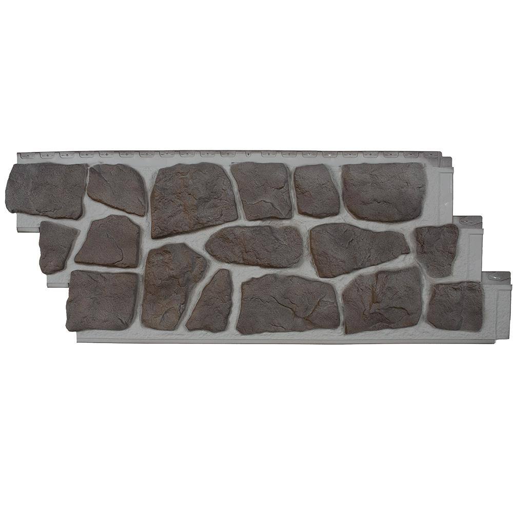 NovikStone FS Fieldstone (19.1 in. x 50 in.) Stone Siding in Adirondacks (10 Panels Per Box, 49.6 sq. ft.) price history on PriceWatchPro