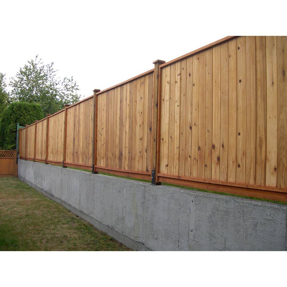 6 Ft X 8 Ft Premium Western Red Cedar Heavy Duty Solid Fence Panel W Stained Spf Frame Size 67 1 2 In H X 96 In W New6x8stp The Home Depot 6 Ft X 8 Ft Premium Western Red Cedar Heavy Duty Solid Fence Panel W Stained Spf Frame Size 67 1 2 In H X 96 In W New6x8stp The Home Depot