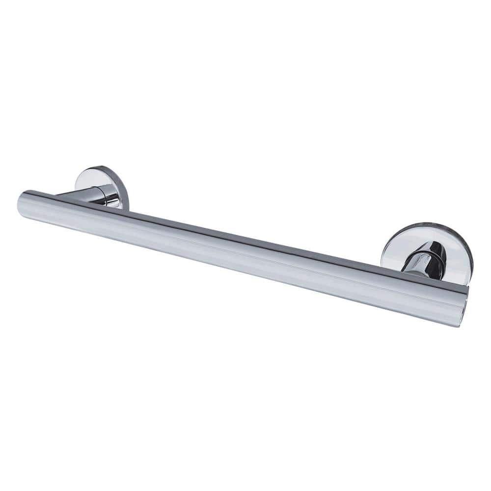 Kingston Brass Berwyn 12 in. x 1.25 in. Grab Bars in Polished Stainless