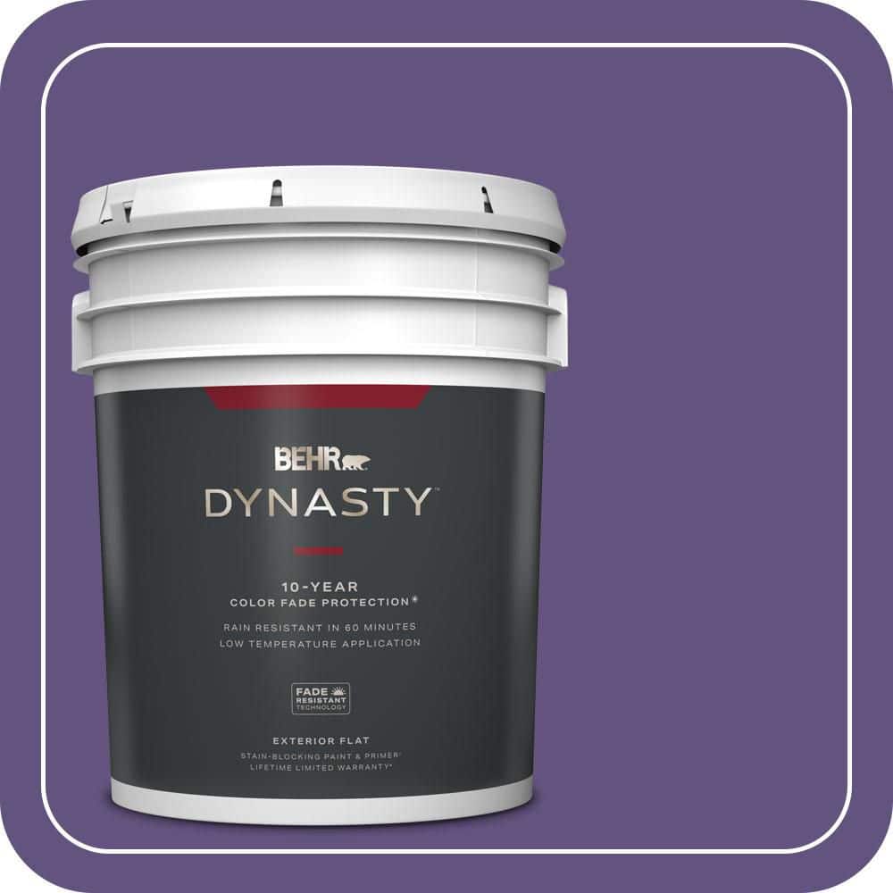 5 gal. #MQ4-28 Purple Sky Flat Exterior Stain-Blocking Paint & Primer price history on PriceWatchPro