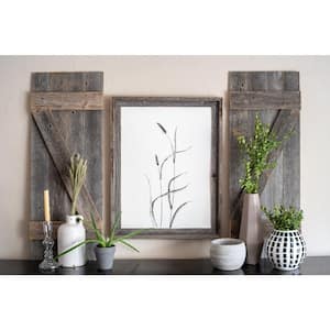 Rustic Farmhouse Signature Series 8 in. x 10 in. Weathered Gray Reclaimed Picture Frame