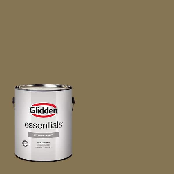 Glidden Essentials 1 gal. PPG1102-6 Woodbridge Flat/Matte Interior Paint