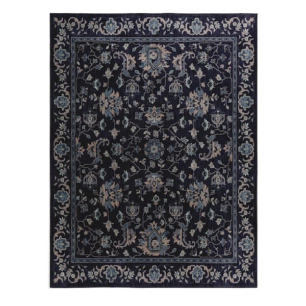 Home Decorators Collection Jackson Indigo 5 ft. x 7 ft. Area Rug