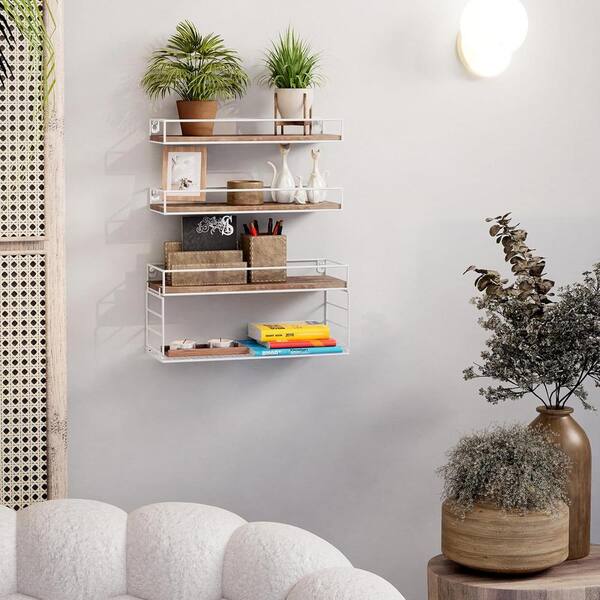 China Corner Shelf Unit Wall Organizer Mount 5 Tier Wood Floating Shelves  Easy-to-Assemble Tiered Wall Storage for Home Living Room Bedrooms - China  Wall Shelf, Wall Shelves