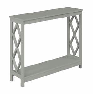 Diamond 31.75 in. Gray Rectangle Wood Console Table