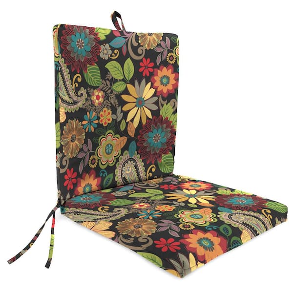 Jordan Manufacturing 44 in. L x 21 in. W x 3.5 in. T Outdoor Chair Cushion in Gaya Pizzaz