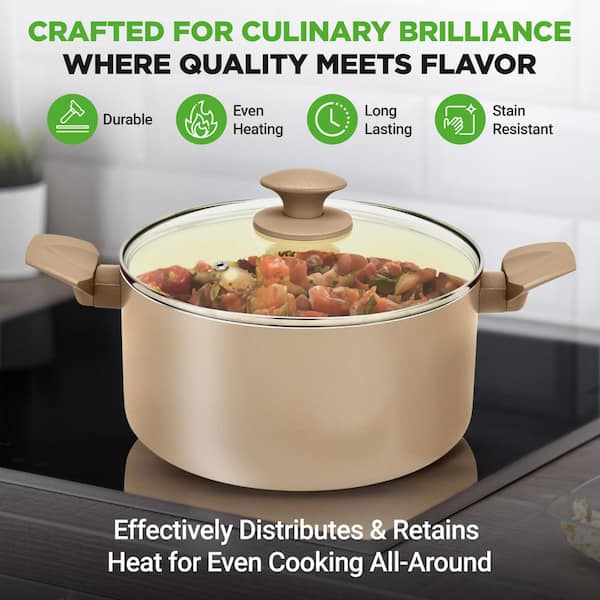 Nutrichef 75-Piece Home Kitchen Cookware, Kitchen Tools & Bakeware
