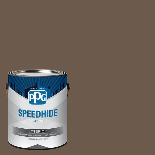 SPEEDHIDE 1 gal. PPG1077-7 Coffee House Flat Exterior Paint