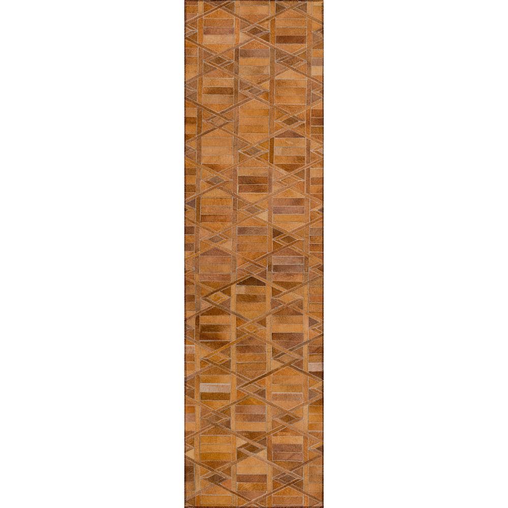 Laredo Brown 2 ft. 3 in. x 7 ft. 6 in. Indoor/Outdoor Washable Rug