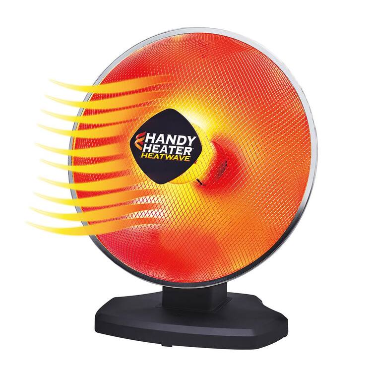 HANDY HEATER 1200-Watt Electric Oscillating Ceramic Parabolic Space Heater
