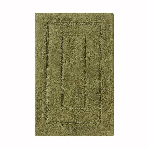 Unbranded Newport Moss 24 in. x 40 in. Cotton Bath Rug