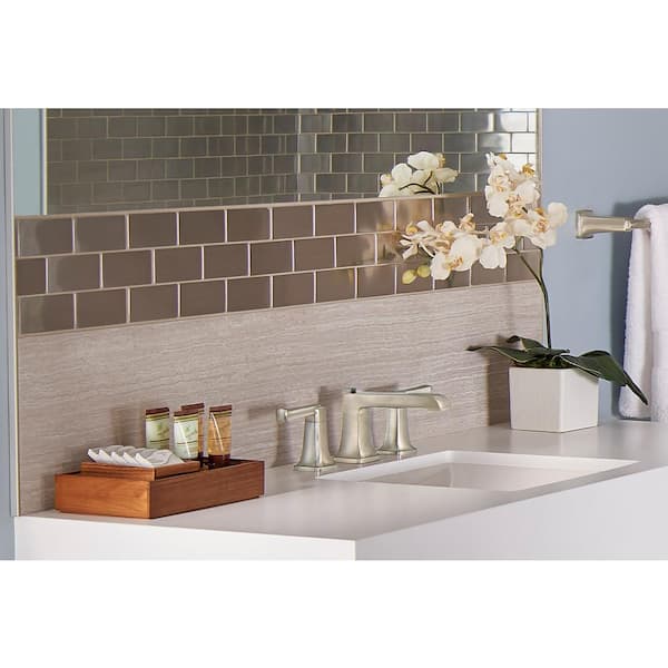Townsend 8 in. Widespread 2-Handle Bathroom Faucet in Brushed Nickel