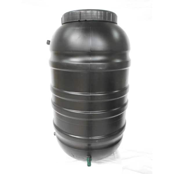 Unbranded BRO 55 Gal. Black Rain Barrel - 1