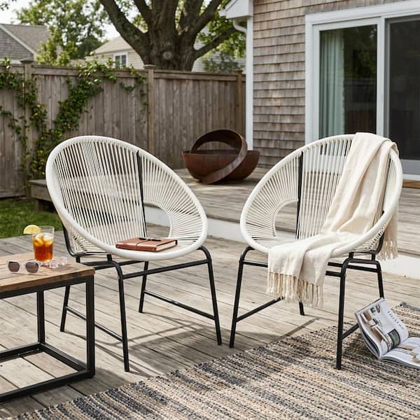 rattan outside porch chairs