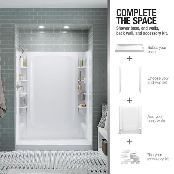 Vikrell Shower Surround STERLING Store+ 48