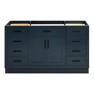 Hepburn 60 in. W x 21.5 in. D x 34.5 in. H Bath Vanity Cabinet without Top in Midnight Blue