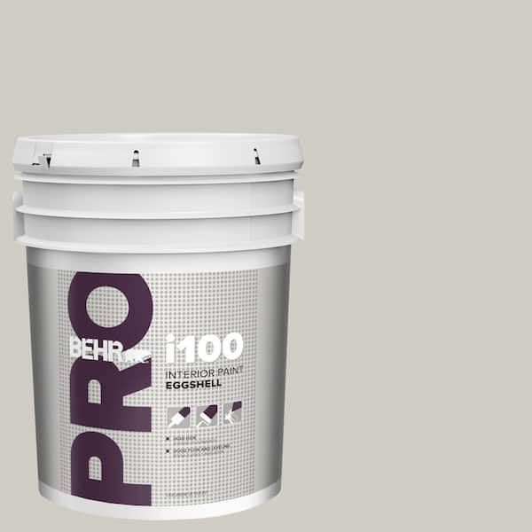 BEHR PRO 5 gal. #PPU26-10 Chic Gray Eggshell Interior Paint