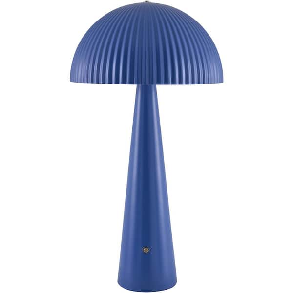 Phileas PHL-002 18 in. H x 10 in. W x 10 in. D Accent Table Lamp, Blue