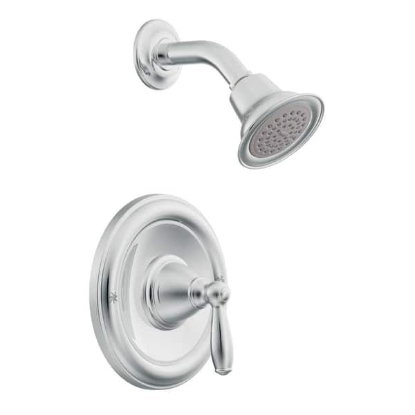 MOEN Brantford Posi-Temp Single-Handle 1-Spray Shower Faucet Trim Kit in Chrome (Valve Not Included)