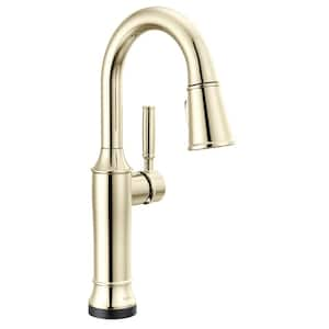 Renaldi Touch2O with Touchless Technology Single Handle Bar Faucet in Lumicoat Polished Nickel