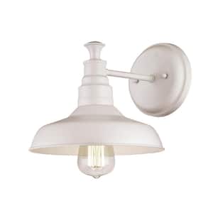 Kimball 1-Light Antique White Indoor Sconce