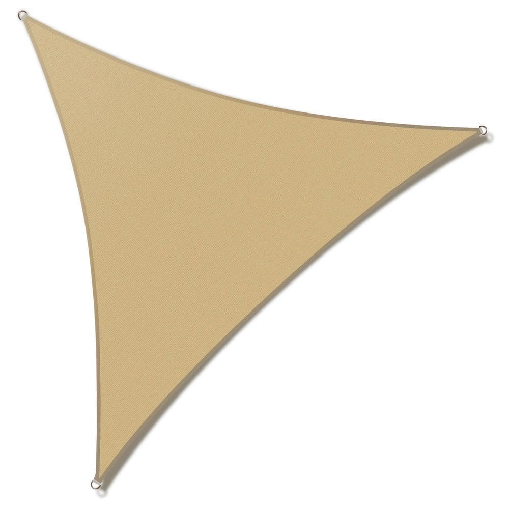 Sun Shade Sail Triangle 22 ft. x 22 ft. x 22 ft. Sand with Cable price history on PriceWatchPro
