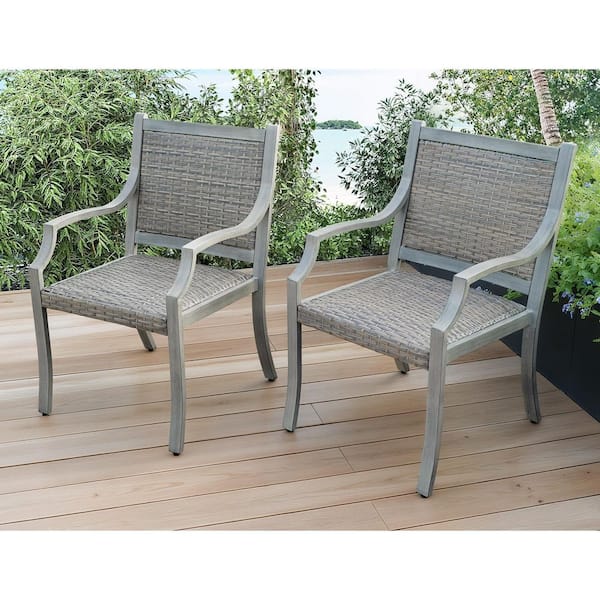 Tampa Aluminum Outdoor Dining Chair (2-Pack)