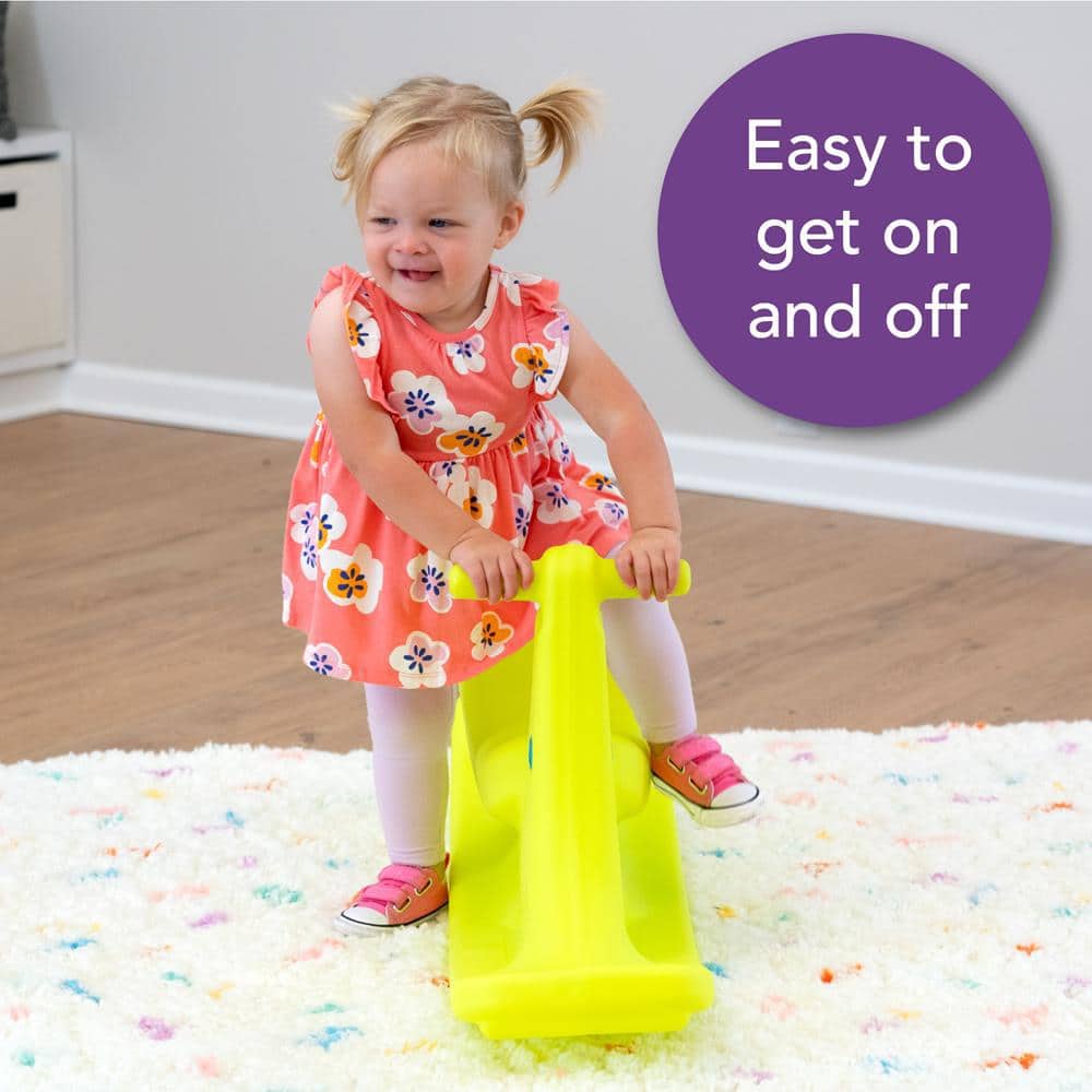 Bright Yellow Plastic Toddler Rocking Rider