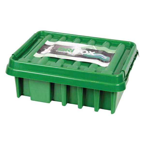 SOCKiT Box 16 in. Weatherproof Powercord Connection Box, Green
