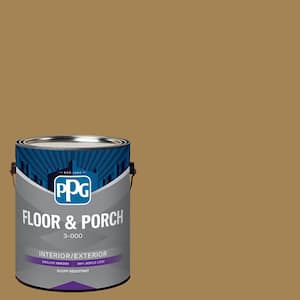 1 gal. PPG1093-7 Tattle Tan Satin Interior/Exterior Floor and Porch Paint