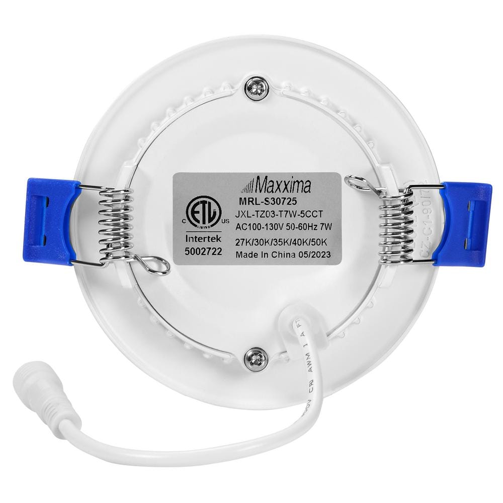 3-Inch White Aluminum Round Dimmable LED Recessed Downlight