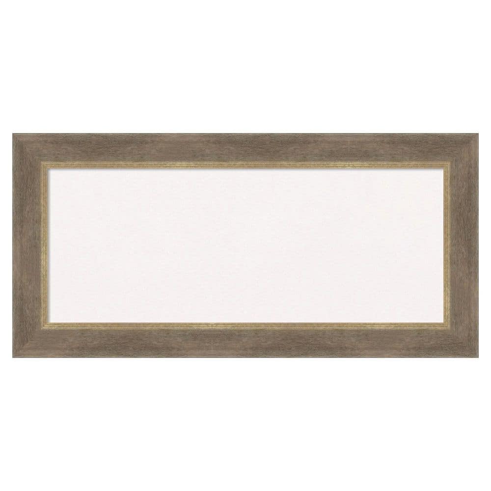 Driftwood Tan 35 in. x 17 in. Wood Framed White Cork Memo Board price history on PriceWatchPro