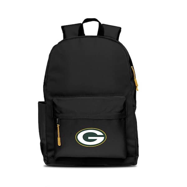 Mojo Green Bay Packers 17 in. Black Campus Laptop Backpack