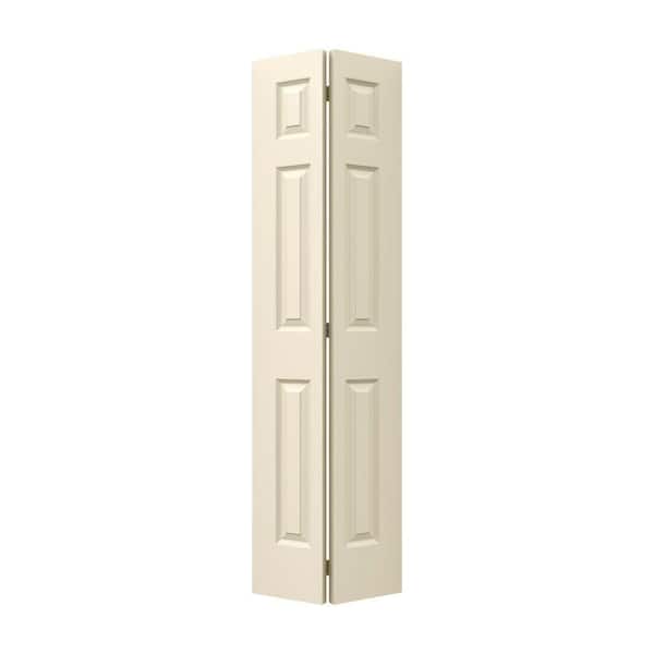 JELD-WEN 24 in. x 80 in. Colonist Primed Smooth Molded Composite Closet Bi-fold Door