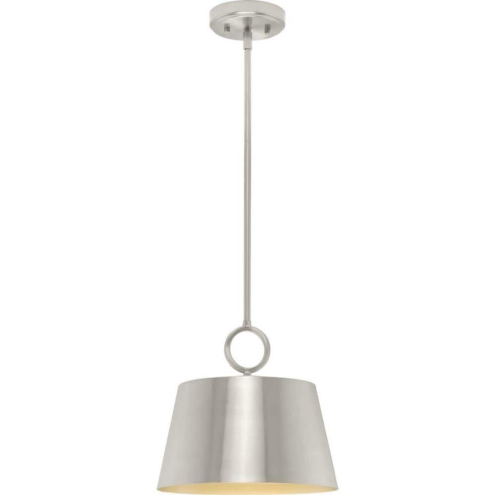 Parkhurst Brushed Nickel Glass Dome Pendant Light
