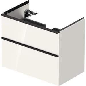 D-Neo 30.875 in. W x 17.75 in. D x 24.625 in. H Bath Vanity Cabinet without Top in White High Gloss